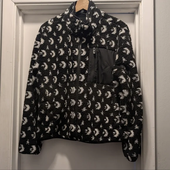 NWT Converse Fleece Jacket Full Zip Jacket. Small - Picture 1 of 3